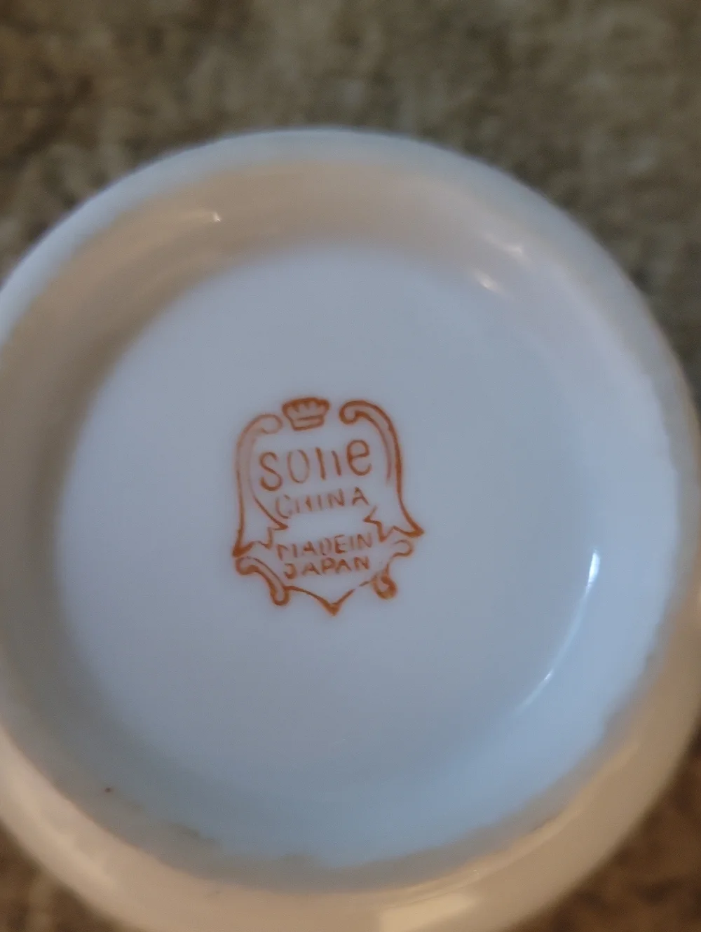 Vintage Floral Porcelain Creamer with Gold Trim Sone Or Solie Made In Japan
